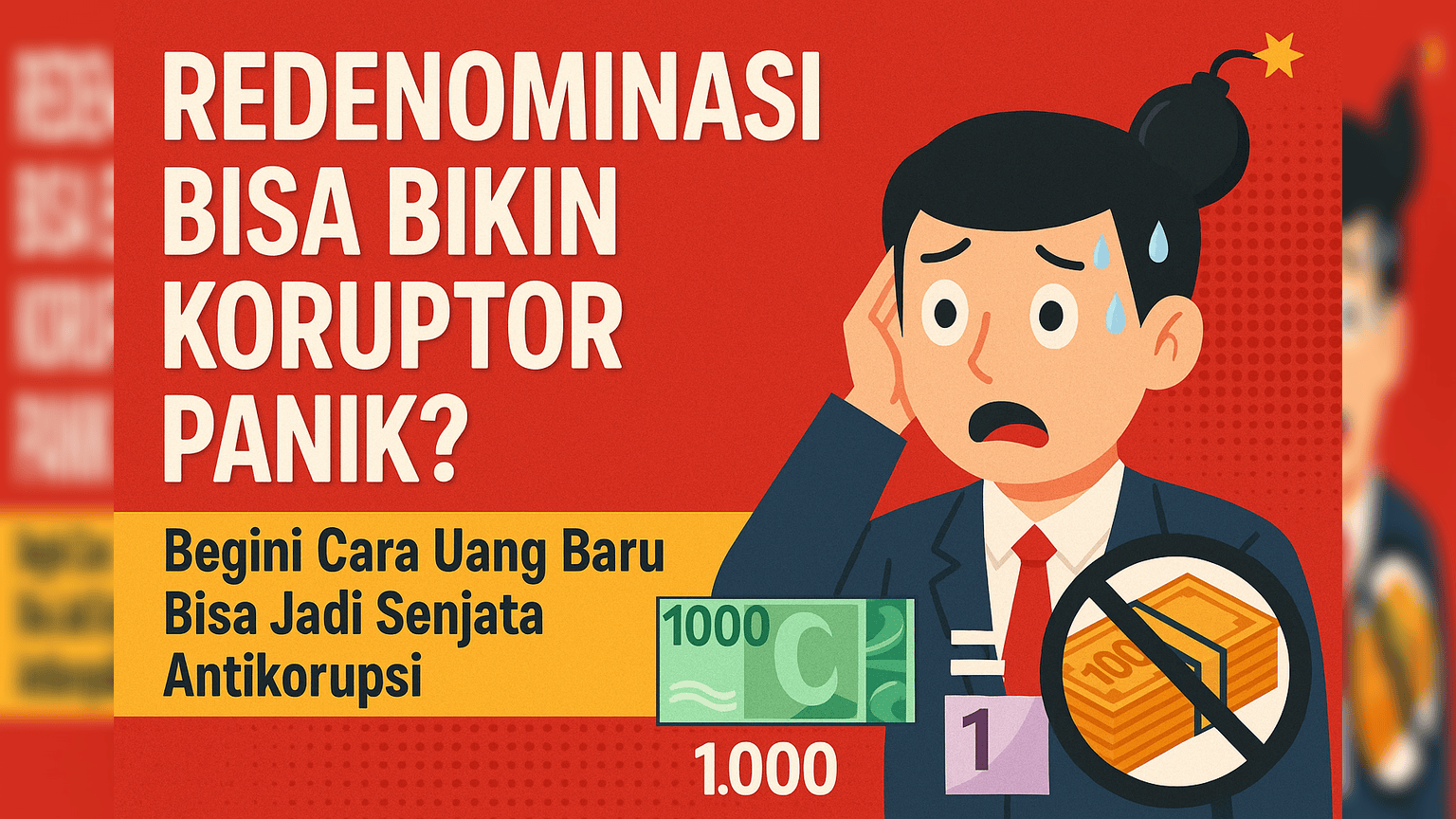 Redenominasi Bisa Bikin Koruptor Panik? Begini Cara Uang Baru Bisa Jadi Senjata Antikorupsi!