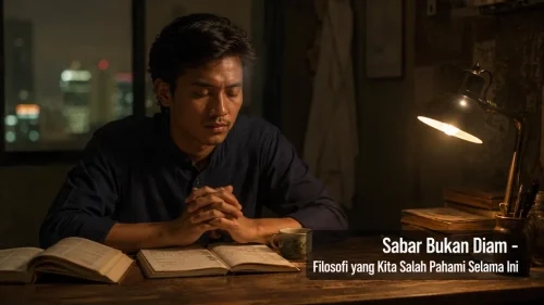 Sabar Bukan Diam - Filosofi yang Kita Salah Pahami Selama Ini