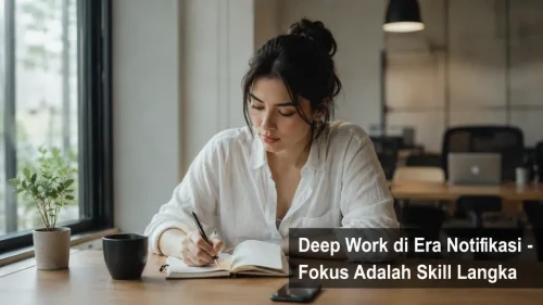 Deep Work di Era Notifikasi - Fokus Adalah Skill Langka