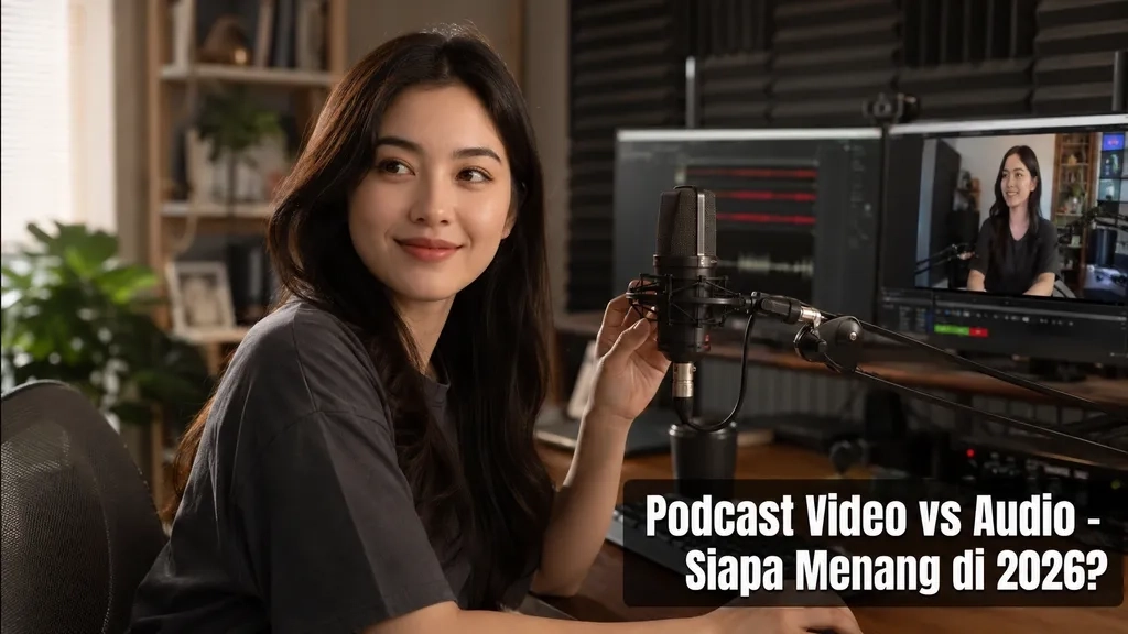 Podcast Video vs Audio - Siapa Menang di 2026?
