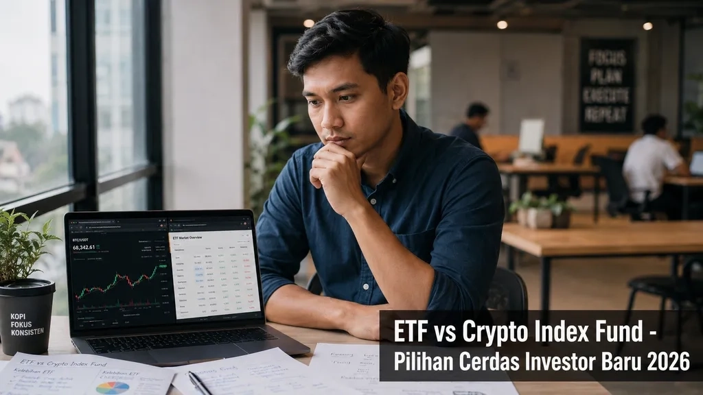 ETF vs Crypto Index Fund - Pilihan Cerdas Investor Baru 2026