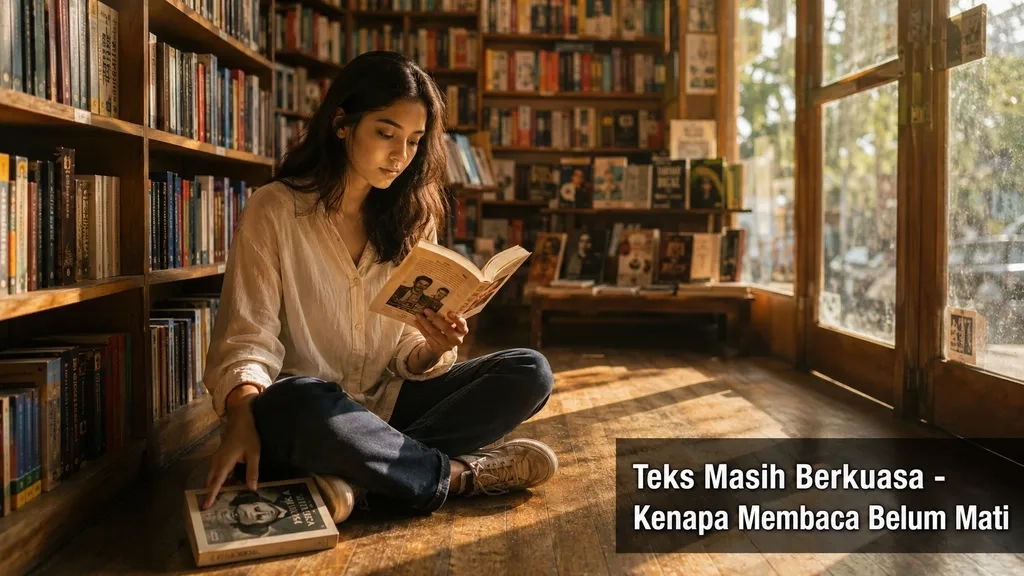 Teks Masih Berkuasa - Kenapa Membaca Belum Mati
