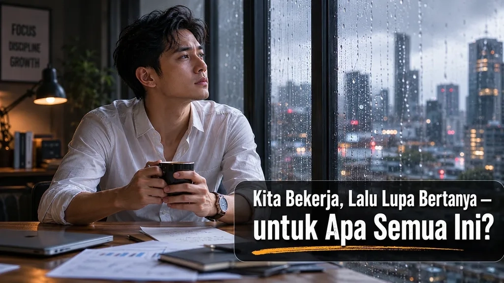 Kita Bekerja, Lalu Lupa Bertanya — untuk Apa Semua Ini?