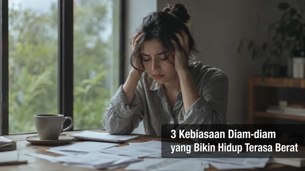 3 Kebiasaan Diam-diam yang Bikin Hidup Terasa Berat
