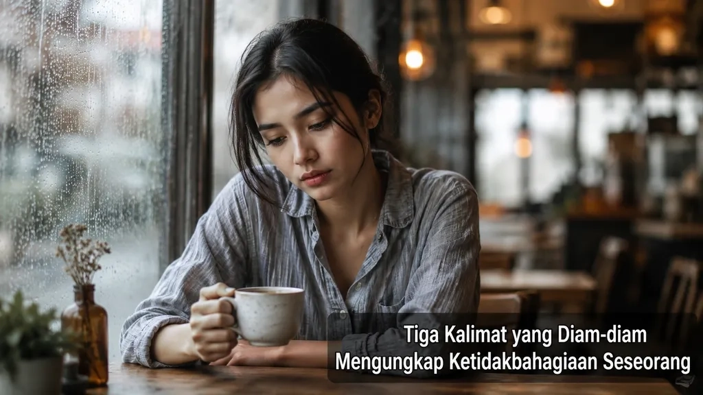 Tiga Kalimat yang Diam-diam Mengungkap Ketidakbahagiaan Seseorang