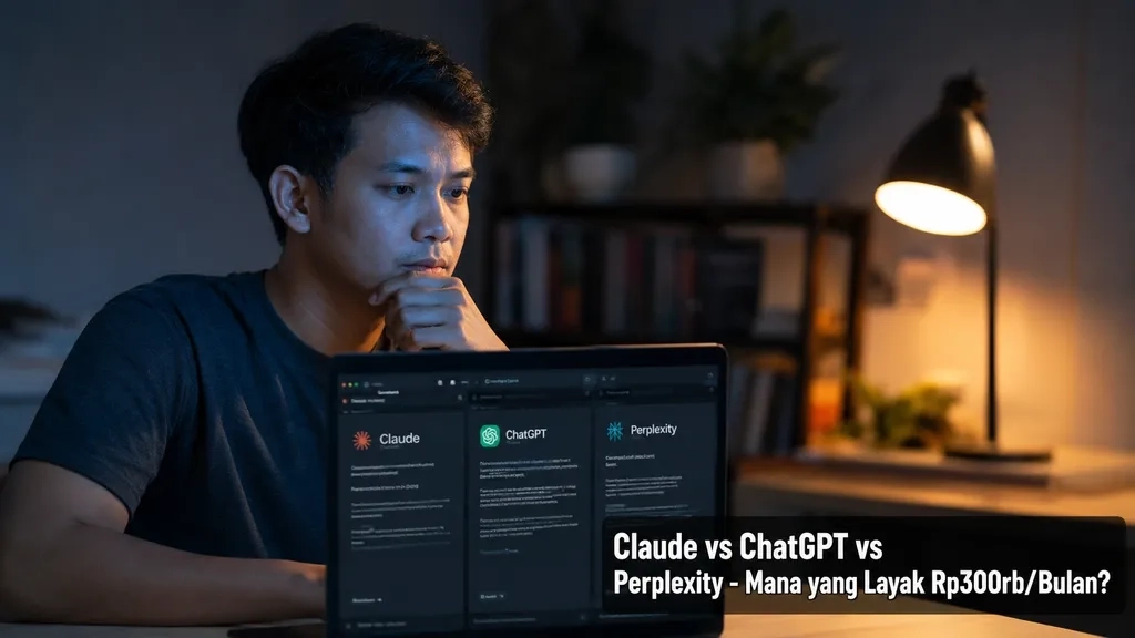 Claude vs ChatGPT vs Perplexity - Mana yang Layak Rp300rb/Bulan?