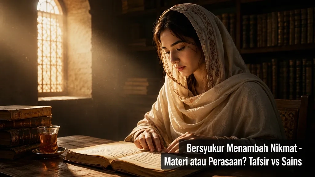 Bersyukur Menambah Nikmat - Materi atau Perasaan? Tafsir vs Sains