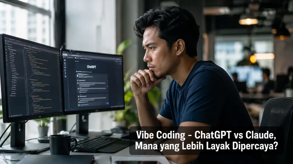Vibe Coding - ChatGPT vs Claude, Mana yang Lebih Layak Dipercaya?