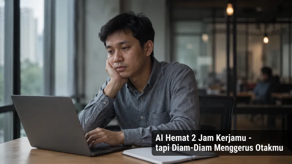 AI Hemat 2 Jam Kerjamu - tapi Diam-Diam Menggerus Otakmu