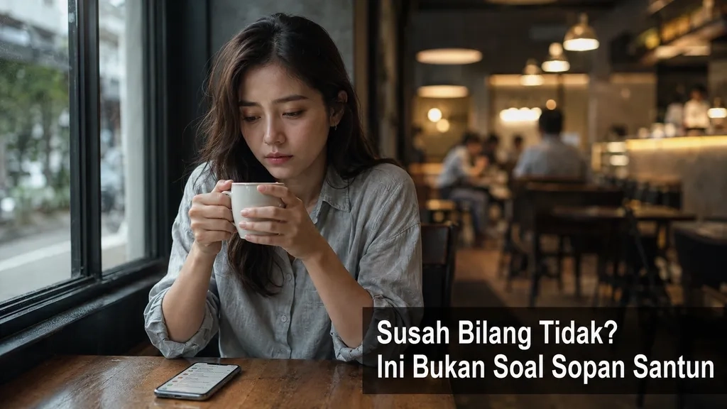 Susah Bilang Tidak? Ini Bukan Soal Sopan Santun