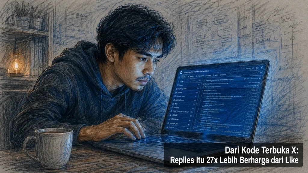 Dari Kode Terbuka X: Replies Itu 27x Lebih Berharga dari Like