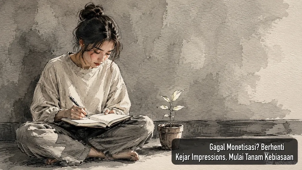 Gagal Monetisasi? Berhenti Kejar Impressions, Mulai Tanam Kebiasaan