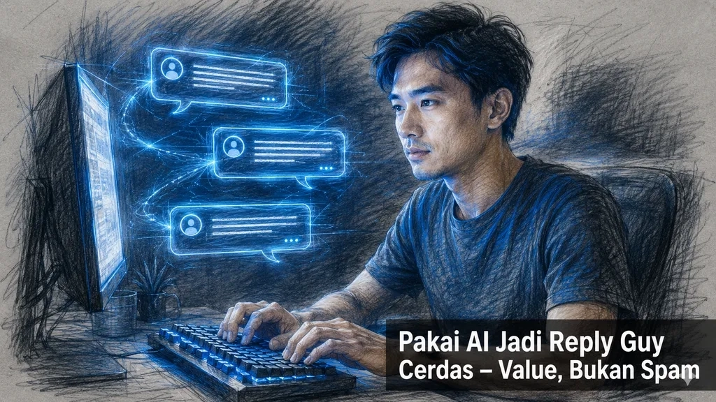 Pakai AI Jadi Reply Guy Cerdas – Value, Bukan Spam