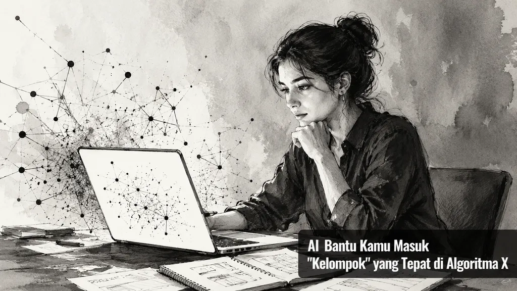 AI Bantu Kamu Masuk "Kelompok" yang Tepat di Algoritma X