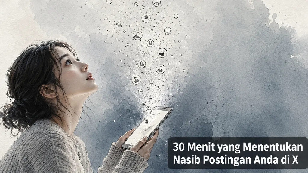 30 Menit yang Menentukan Nasib Postingan Anda di X