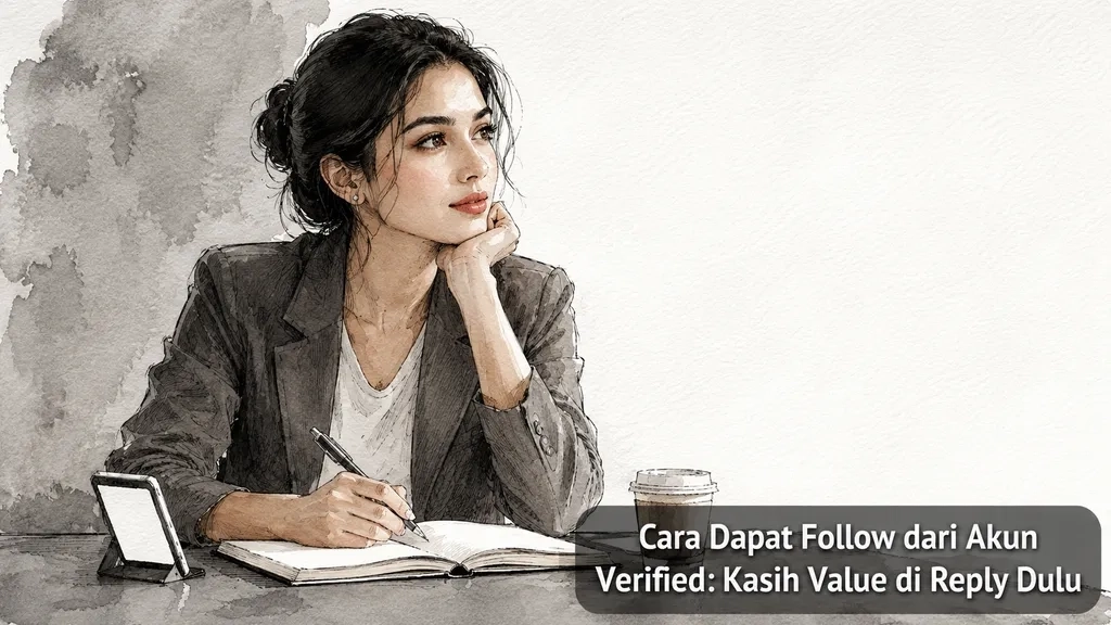 Cara Dapat Follow dari Akun Verified: Kasih Value di Reply Dulu