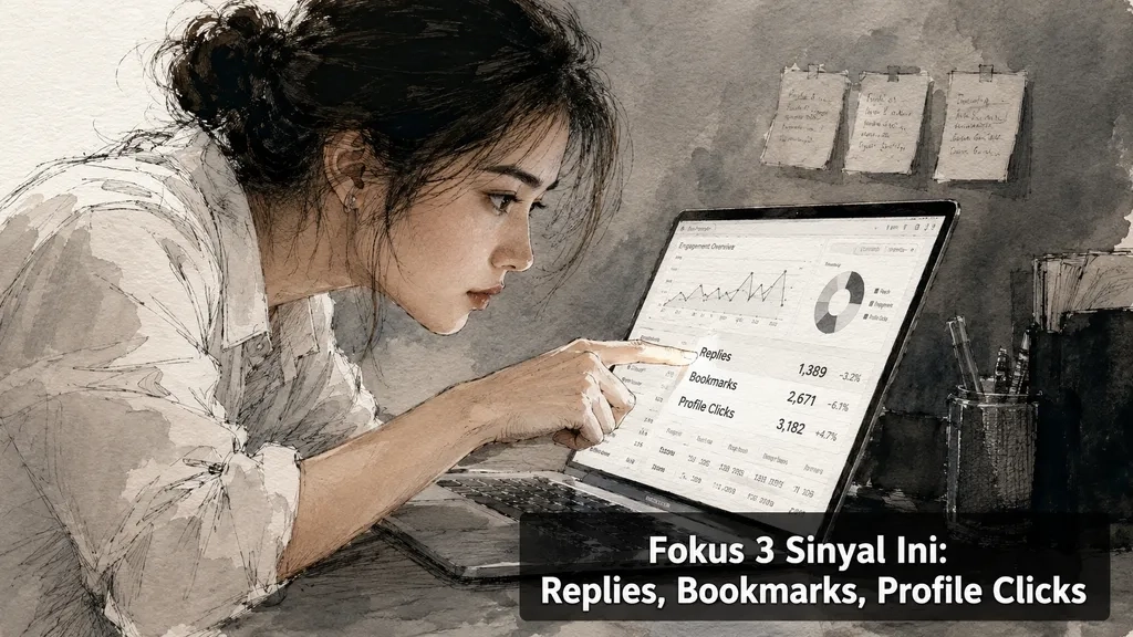 Fokus 3 Sinyal Ini: Replies, Bookmarks, Profile Clicks