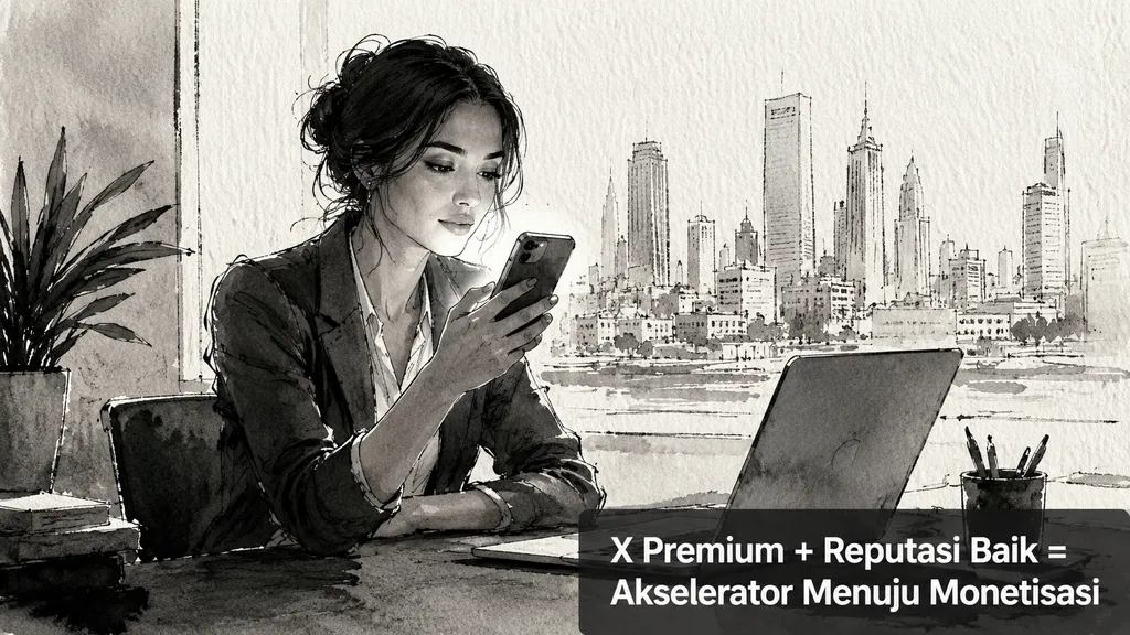 X Premium + Reputasi Baik = Akselerator Menuju Monetisasi
