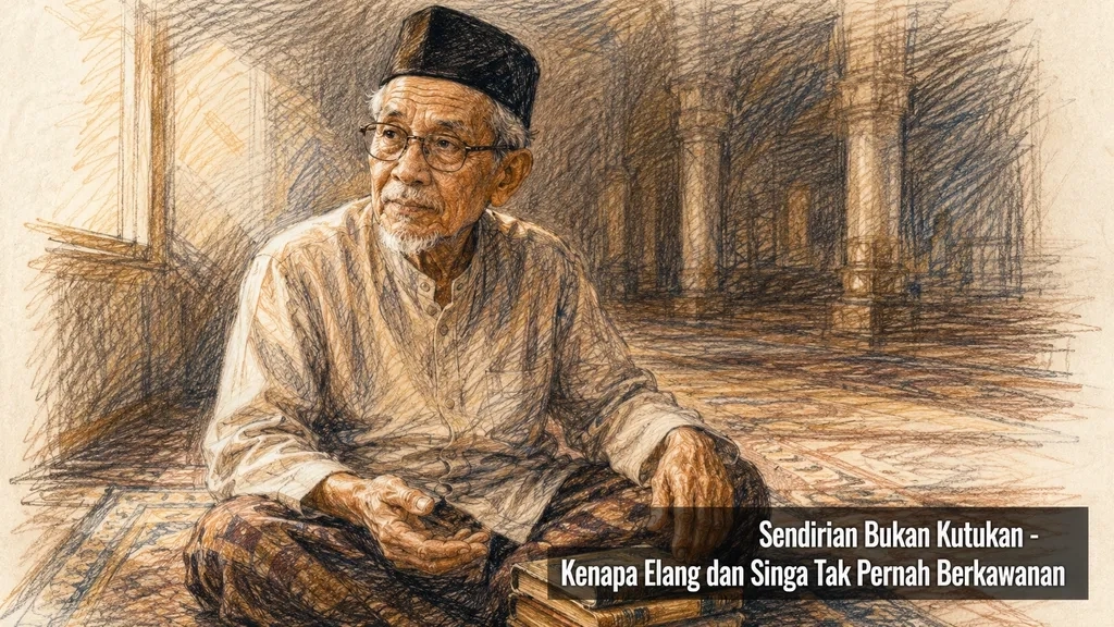 Sendirian Bukan Kutukan - Kenapa Elang dan Singa Tak Pernah Berkawanan