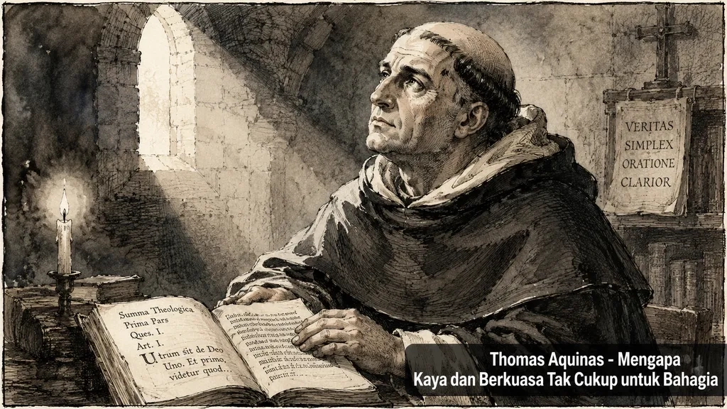 Thomas Aquinas - Mengapa Kaya dan Berkuasa Tak Cukup untuk Bahagia