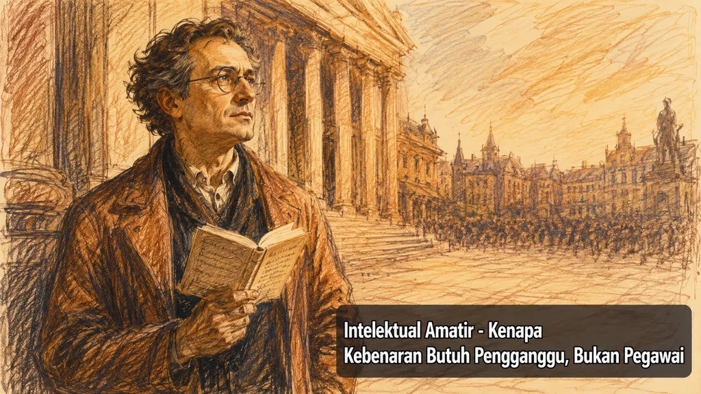 Intelektual Amatir - Kenapa Kebenaran Butuh Pengganggu, Bukan Pegawai