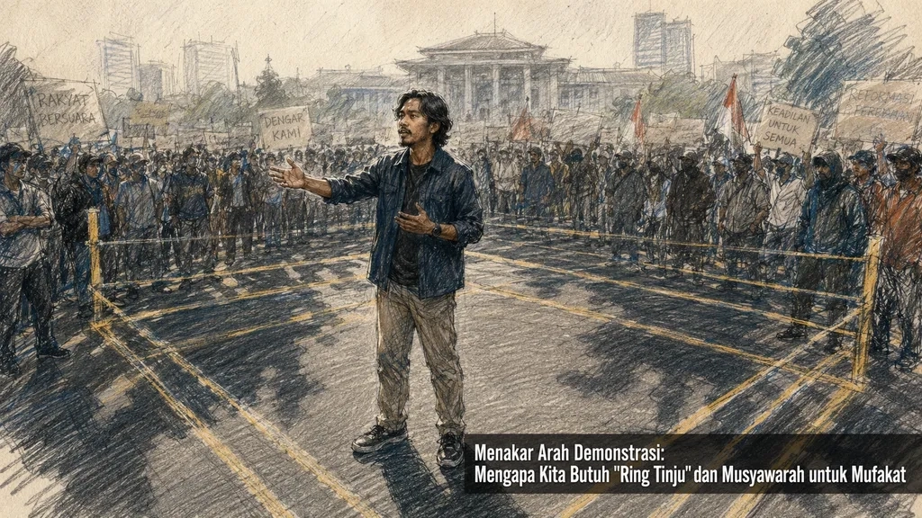 Menakar Arah Demonstrasi: Mengapa Kita Butuh "Ring Tinju" dan Musyawarah untuk Mufakat