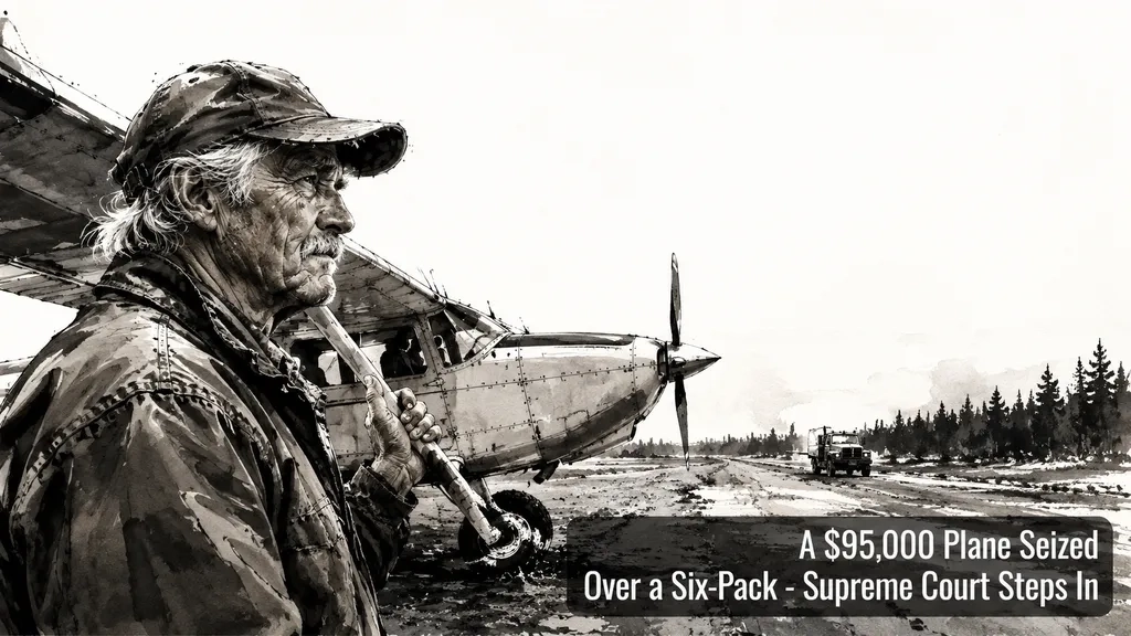 A $95,000 Plane Seized Over a Six-Pack - Supreme Court Steps In